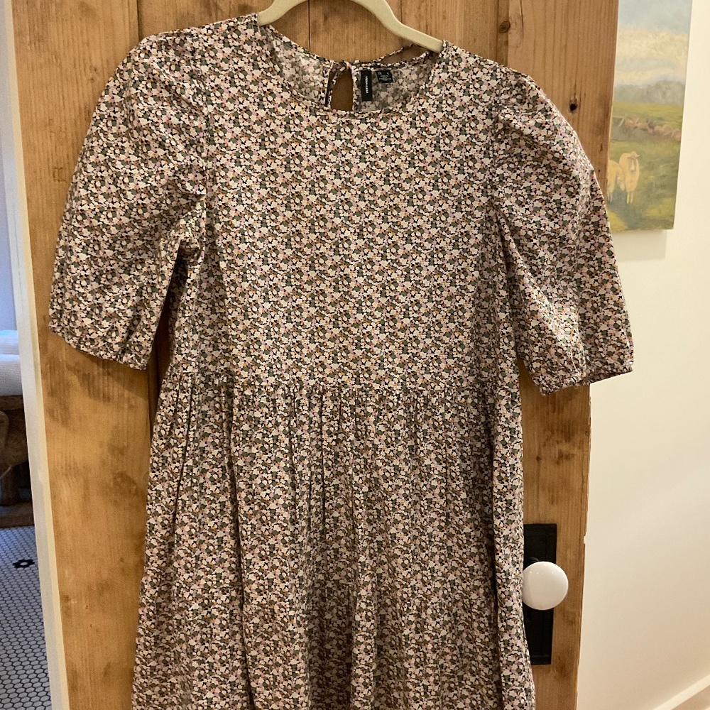 Vero Moda Lykke Puff Sleeve Dress Size Small